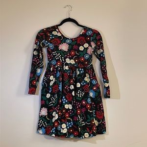 Hanna Andersson Long Sleeve Floral Dress with Pockets